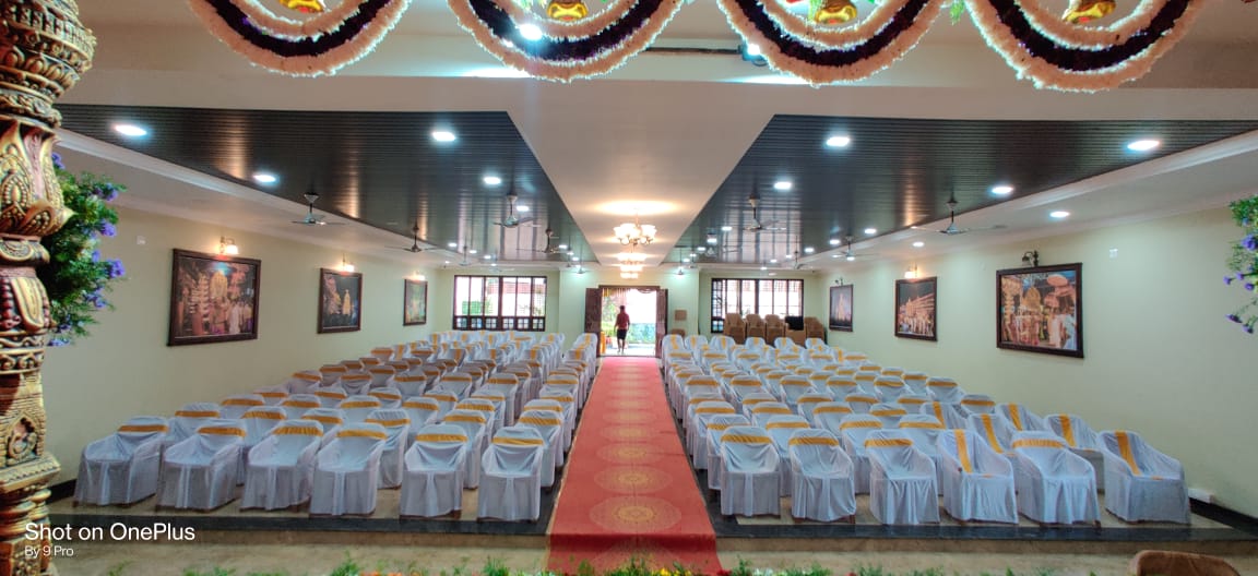 Main entrance of Hotel Parijatha Inn Dharmasthala